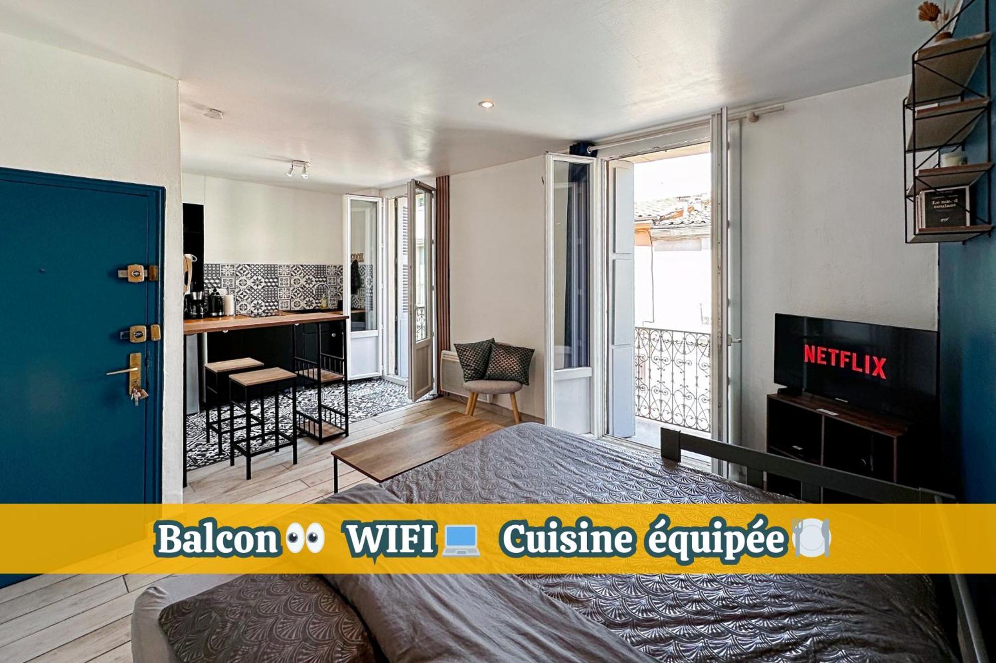 Appartement Entier Cosy Avec Balcon - Centre Монпелие Екстериор снимка